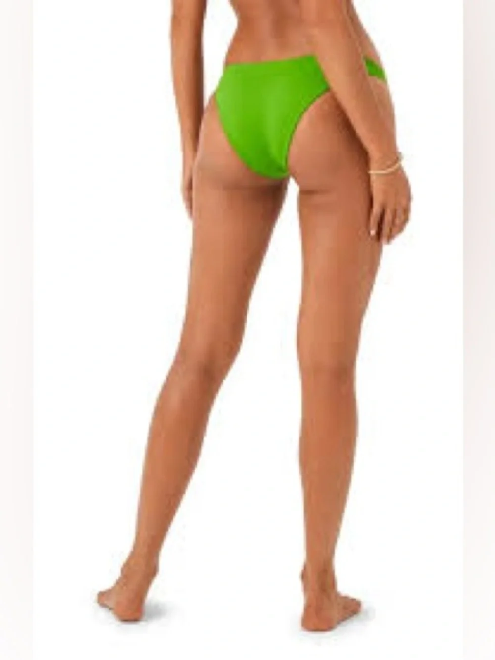 L*Space Camacho Bikini Bottom Full Cut Green Size M NWT